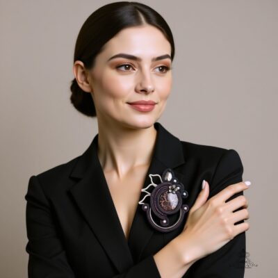 Broche  de soutache