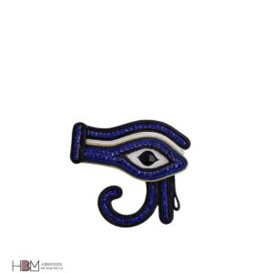 Broche de Olho Hórus  de soutache - Image 2