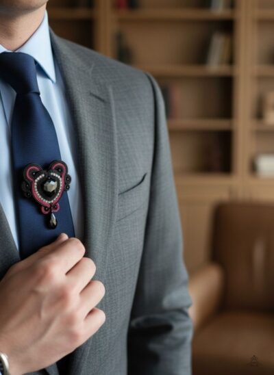 Broche de soutache