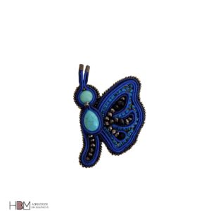 Broche com soutache