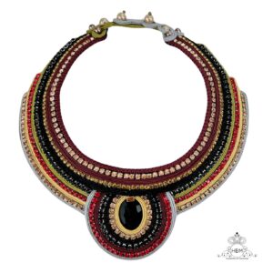Conjunto de Colar e Brinco Soutache