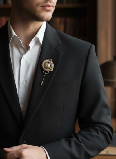 Broche de soutache